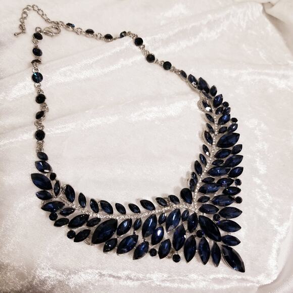 Rare blue marquise bib statement 14" 2" ex.  1.1936 - Picture 15 of 16